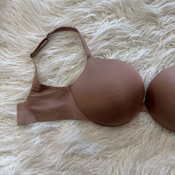 Skims Ultimate Push up Plunge Bra Sienna Size 34DDD - Picture 6 of 10